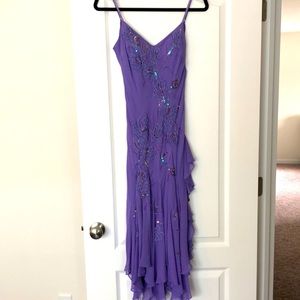 NWT Sue Wong purple evening dress